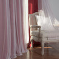 uMIXm Tulle & Bronze Grommet Blackout Curtains