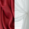 uMIXm Tulle & Bronze Grommet Blackout Curtains