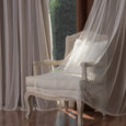 uMIXm Tulle & Bronze Grommet Blackout Curtains