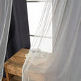 uMIXm Tulle & Bronze Grommet Blackout Curtains