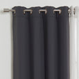 uMIXm Tulle & Bronze Grommet Blackout Curtains