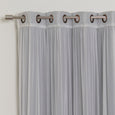 uMIXm Tulle & Bronze Grommet Blackout Curtains