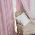 uMIXm Tulle & Bronze Grommet Blackout Curtains