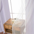 uMIXm Tulle & Bronze Grommet Blackout Curtains