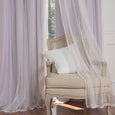 uMIXm Tulle & Bronze Grommet Blackout Curtains