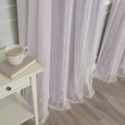 uMIXm Tulle & Bronze Grommet Blackout Curtains