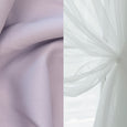 uMIXm Tulle & Bronze Grommet Blackout Curtains