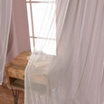 uMIXm Tulle & Bronze Grommet Blackout Curtains