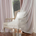 uMIXm Tulle & Bronze Grommet Blackout Curtains