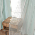 uMIXm Tulle & Bronze Grommet Blackout Curtains
