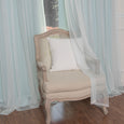 uMIXm Tulle & Bronze Grommet Blackout Curtains