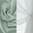uMIXm Tulle & Bronze Grommet Blackout Curtains