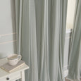 uMIXm Tulle & Bronze Grommet Blackout Curtains