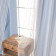 uMIXm Tulle & Bronze Grommet Blackout Curtains