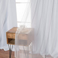 uMIXm Tulle & Bronze Grommet Blackout Curtains