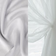 uMIXm Tulle & Bronze Grommet Blackout Curtains
