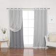 uMIXm Sheer Dot & Blackout Curtains