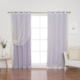 uMIXm Sheer Dot & Blackout Curtains