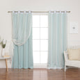 uMIXm Sheer Dot & Blackout Curtains
