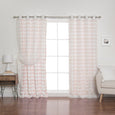 uMIXm Sheer Triangle & Watercolor Check Curtains