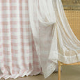 uMIXm Sheer Triangle & Watercolor Check Curtains
