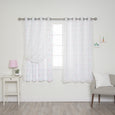 uMIXm Tulle & Flamingo Print Curtains