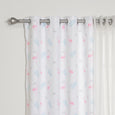uMIXm Tulle & Flamingo Print Curtains