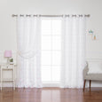 uMIXm Tulle & Flamingo Print Curtains