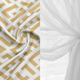 uMIXm Tulle & Geo Lattice Blackout Curtains