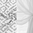 uMIXm Tulle & Geo Lattice Blackout Curtains