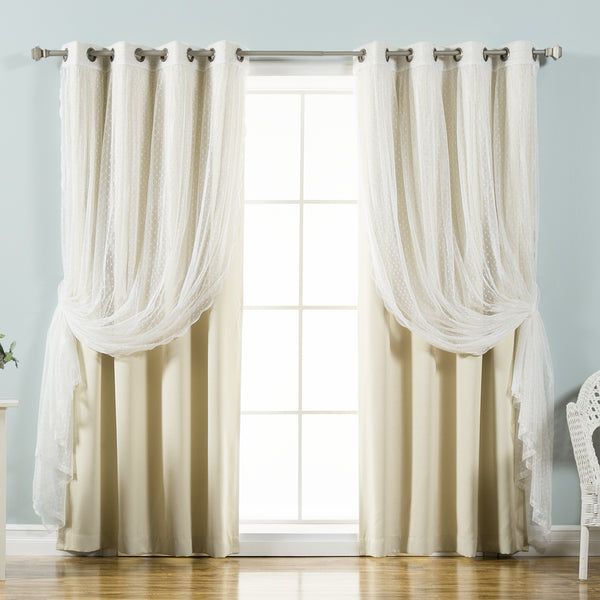 uMIXm Dot Lace & Blackout Curtains