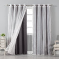 uMIXm Dot Lace & Blackout Curtains