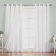 uMIXm Voile & Nordic White Curtains