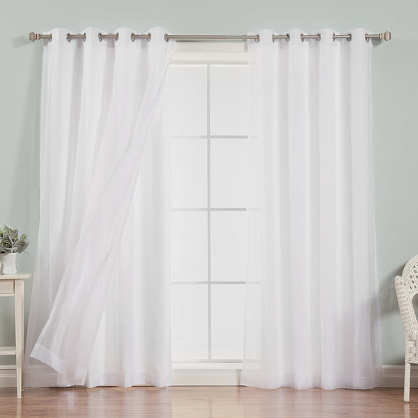 uMIXm Voile & Nordic White Curtains