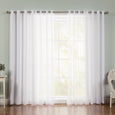 uMIXm Voile & Nordic White Curtains