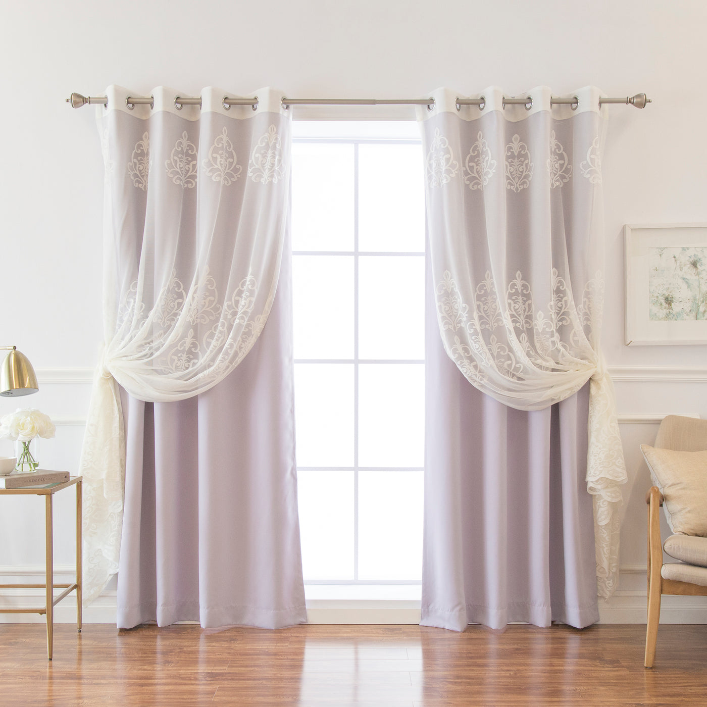 uMIXm Sheer Agatha & Blackout Curtains