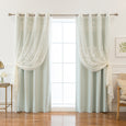 uMIXm Sheer Agatha & Blackout Curtains
