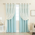 uMIXm Sheer Agatha & Blackout Curtains
