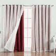 uMIXm Wide Dot Lace & Blackout Curtains