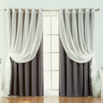 uMIXm Wide Tulle & Blackout Curtains