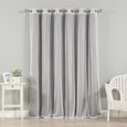 uMIXm Wide Tulle & Blackout Curtains