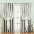 uMIXm Wide Tulle & Blackout Curtains