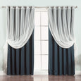 uMIXm Wide Tulle & Blackout Curtains