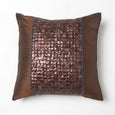 Faux Silk Mother of Pearl Pillow