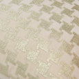 Metallic Houndstooth Velvet Pillow Cover
