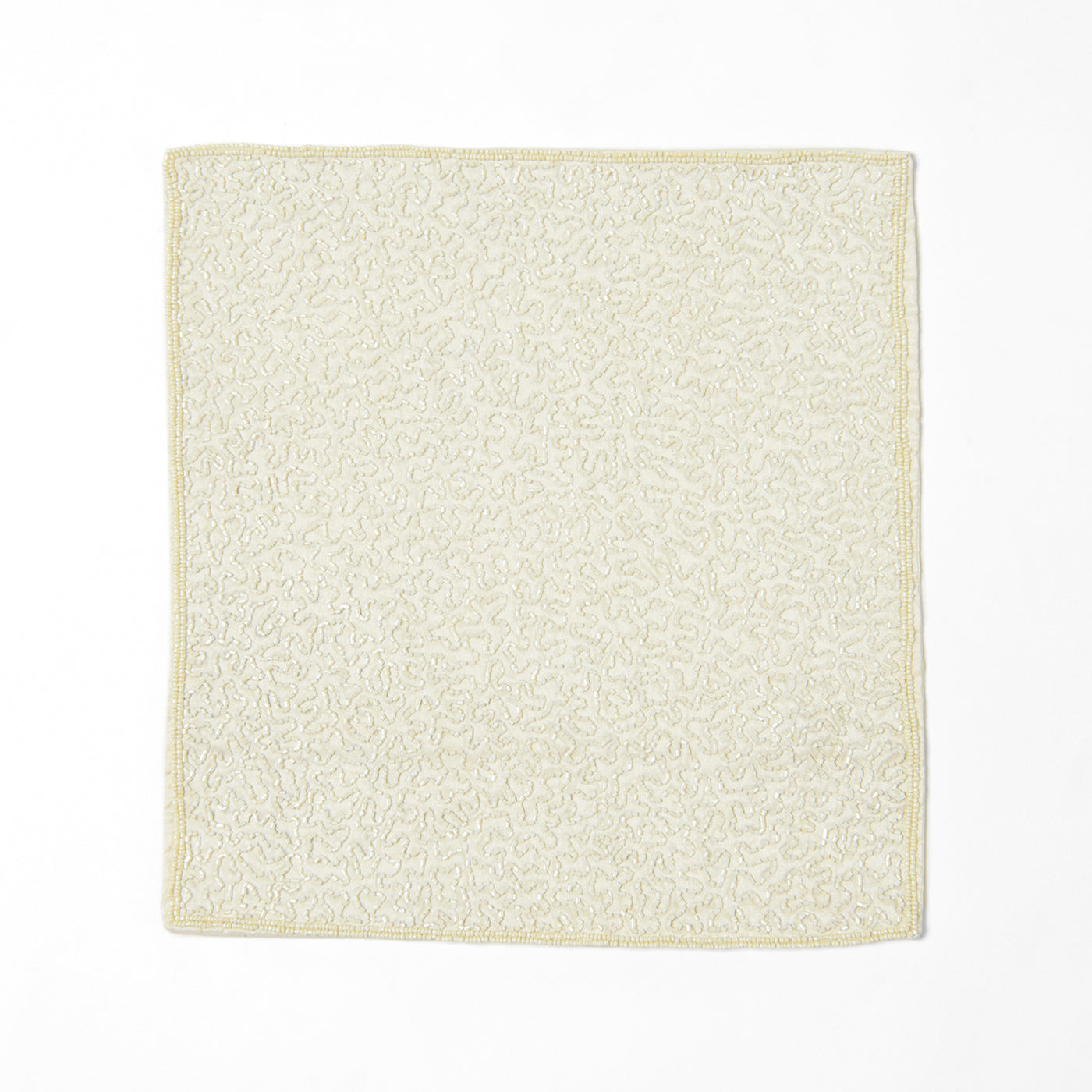 Hand Beaded Decorative Pillow