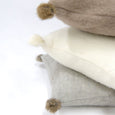 Rabbit Fur Pom Pom Wool Pillow