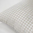 Small Metallic Houndstooth Velvet Pillow Cover