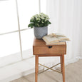 Diamond Pattern Cement Planter