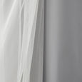 Tulle Overlay Blackout Curtains